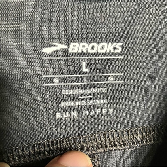 Brooks running corn graphic tee black womens size large casual lightweight - Picture 4 of 5